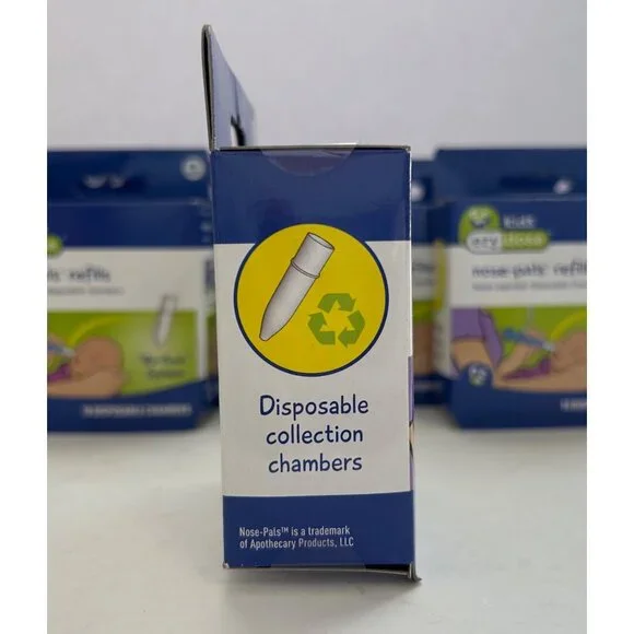 11 Kids Ezy Dose Nose-Pals Nasal Aspirator Disposable Chambers 10 Pack Refills - Picture 4 of 5